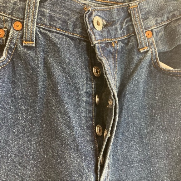 REPLAY Sz 28 Reg  Side Strip Button Fly Mid Wash High Rise Jeans - Picture 6 of 14